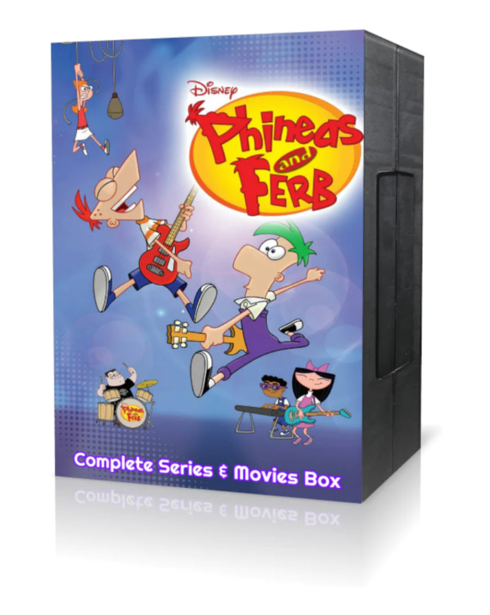 Phineas and Ferb Complete Series & Movies DVD Boxset - RetroToonsMedia Store